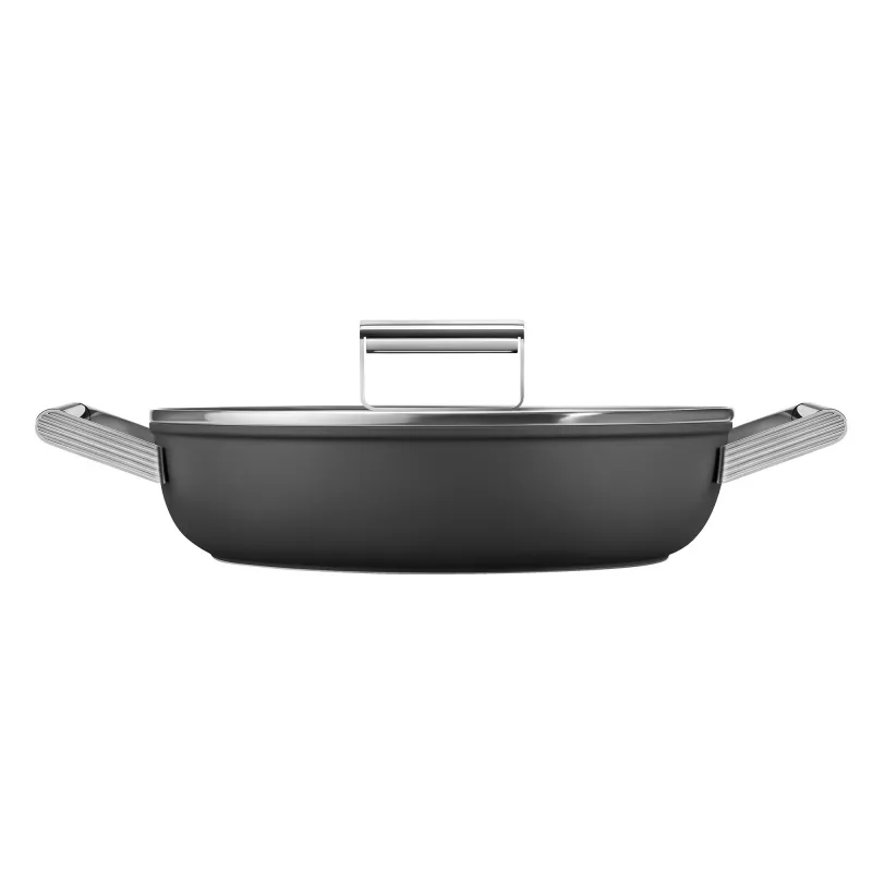 Smeg Sauterpande Ø28 cm, sort