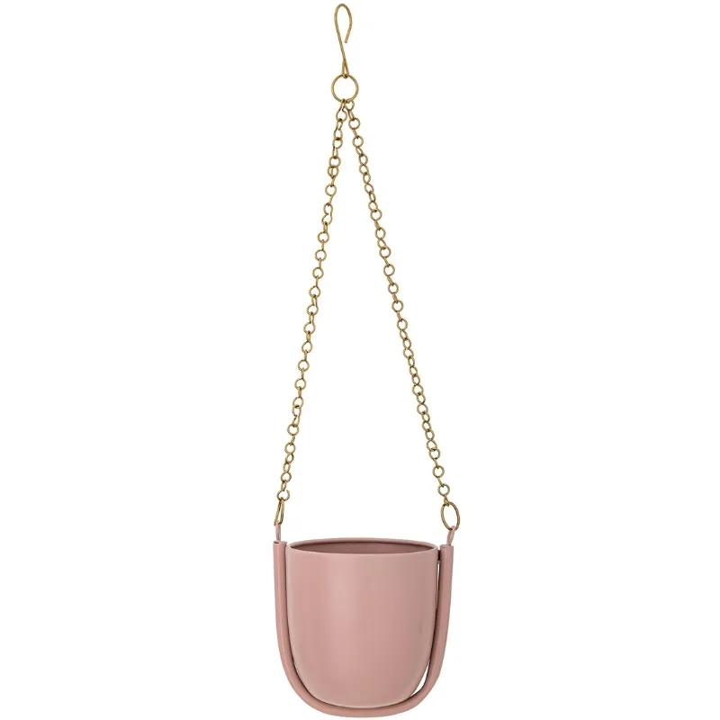 Kati Hængeurtepotte, Rosa, Metal