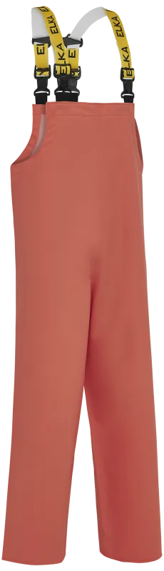 Regnoverall med seler 039900 orange Str. 4XL