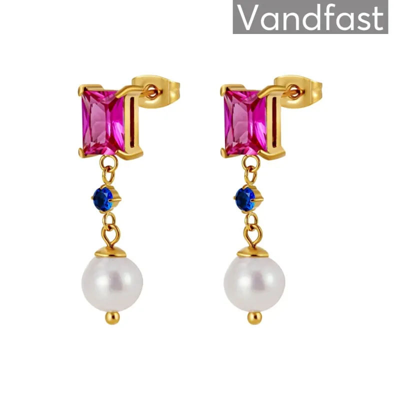 ANNEBRAUNER Pearl Queen Mix Øreringe 18K Guldbelagt