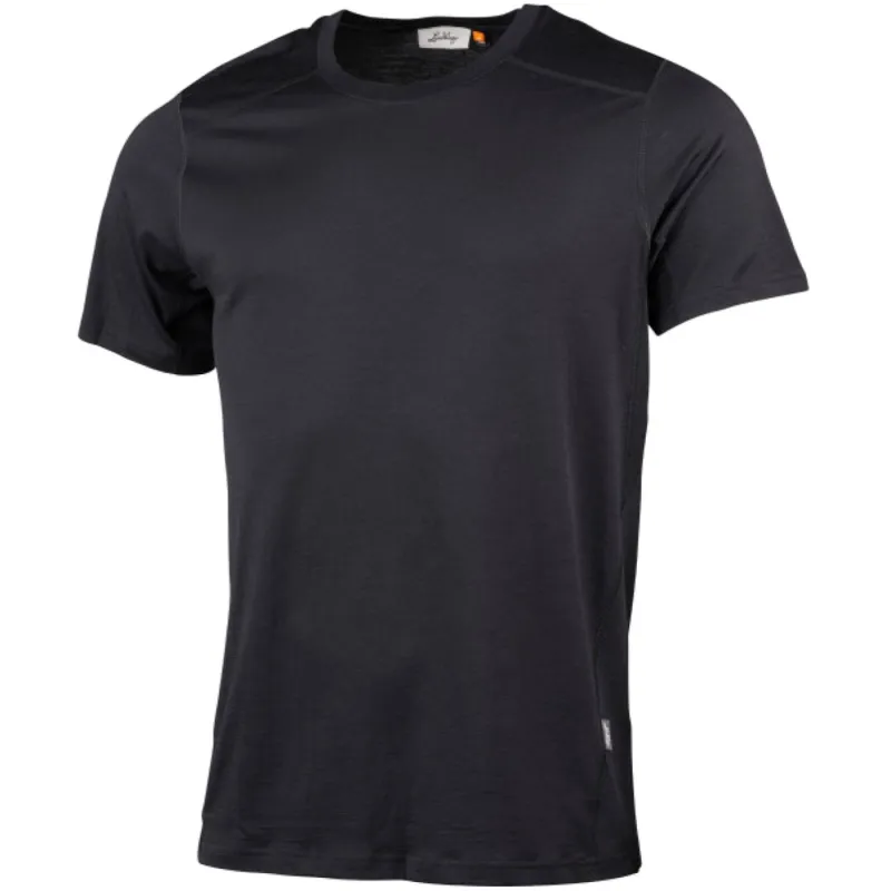 Lundhags Gimmer Merino Lt Ms Tee, mellemlag, herre, sort