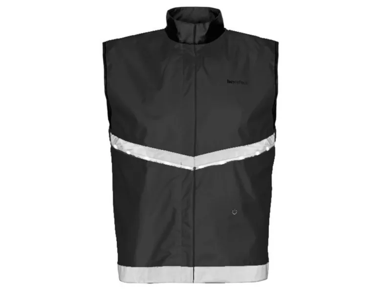 heyReflect Refleksvest med led lys - Sort - Str.