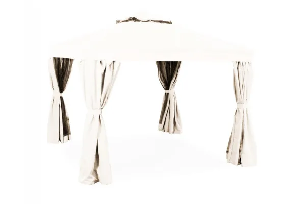 Luxus Pavillon 3x3 meter - Hvid