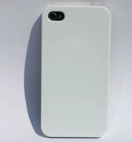 iPhone 4 & 4S cover i hård plastik. Hvid.