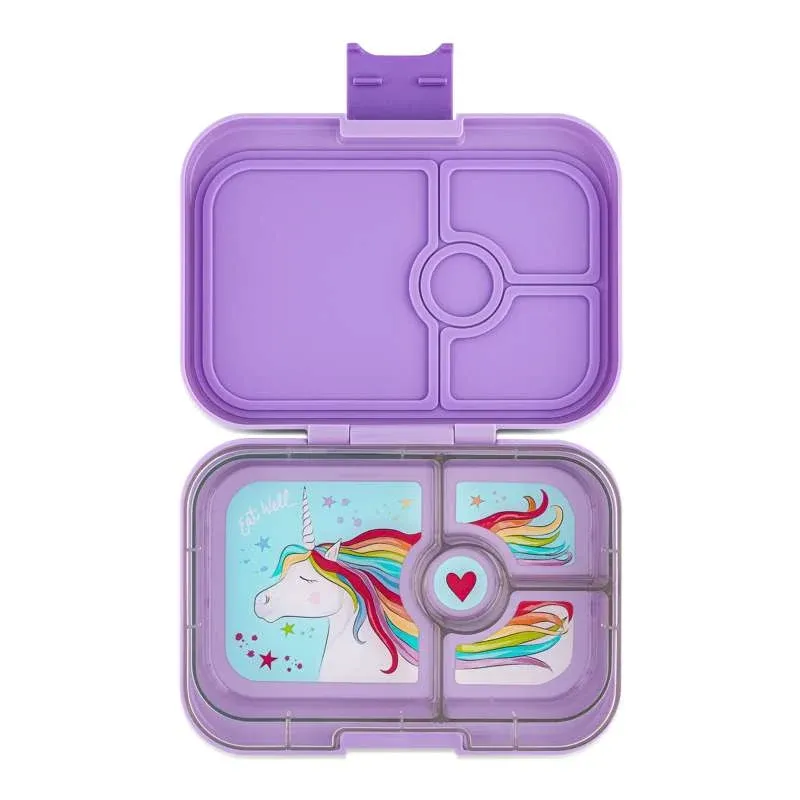 Yumbox Madkasse - Panino - 4 rum - Lavender Purple/Unicorn