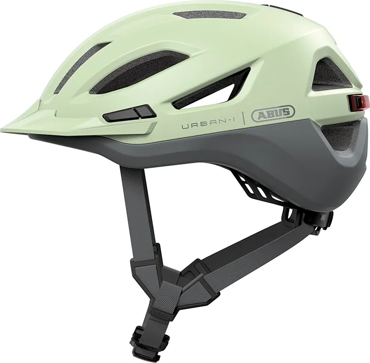 Abus Hjelm Urban-I 4.0 ACE m. LED - Pistacchio Green