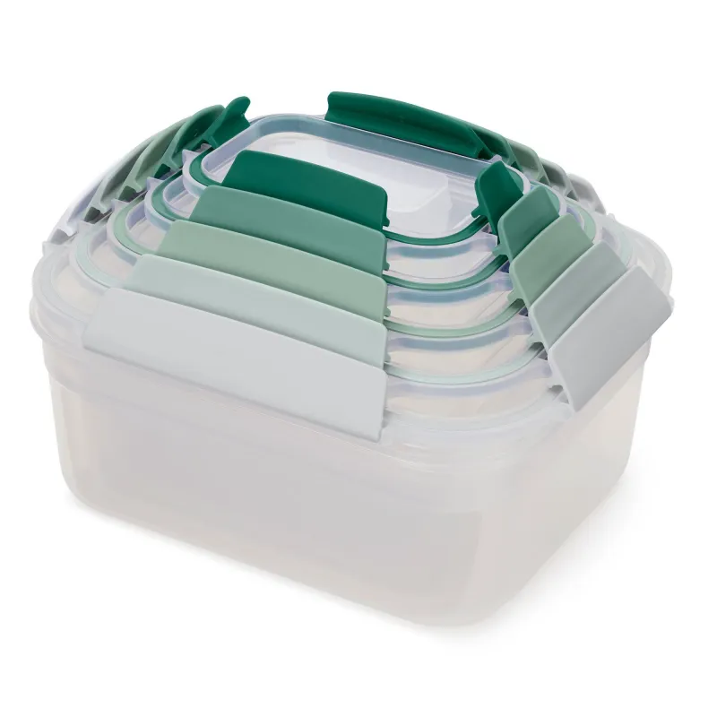Joseph joseph Nest™ Sage opbevaring med låg 5 dele, lysegrøn