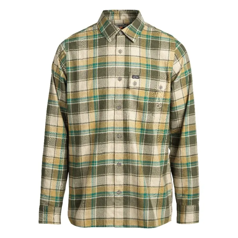 Lundhags Plaid Jarpen Flannel Shirt, skjorte, hay