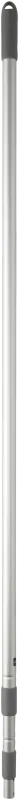 Teleskopskaft m/klik, ø29×1490-4000 mm, alu/grå