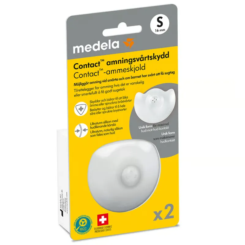 Medela Contact Ammebrikker 16 mm Small (2 stk)