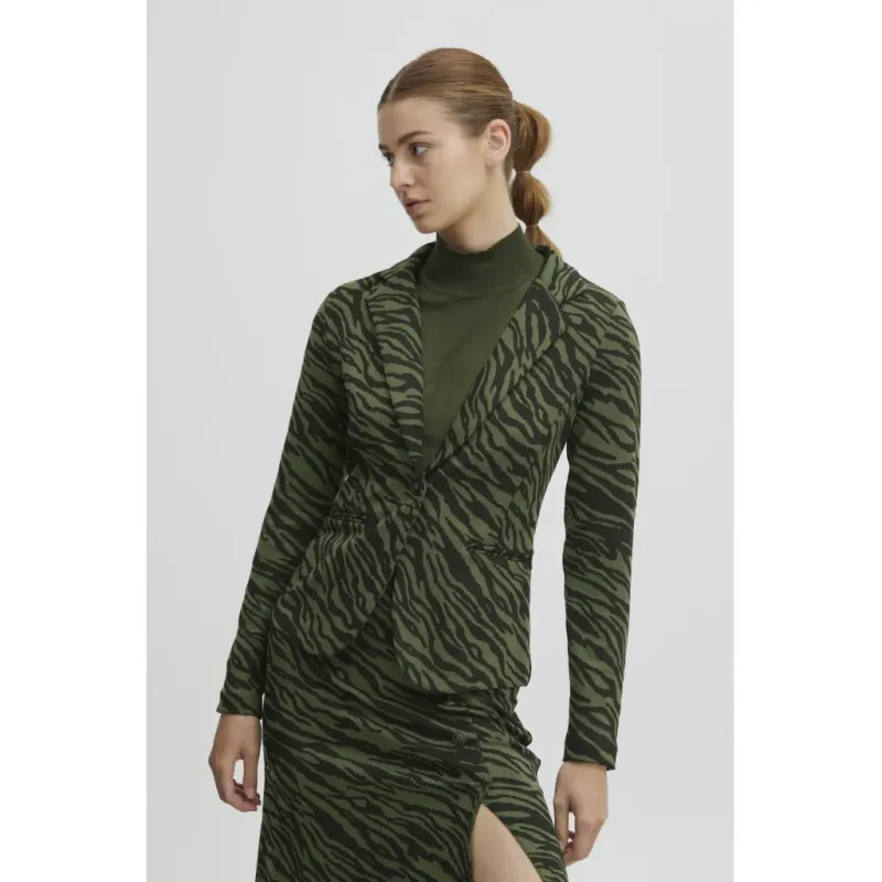 Ichi dame blazer IHKATE - Kombu green