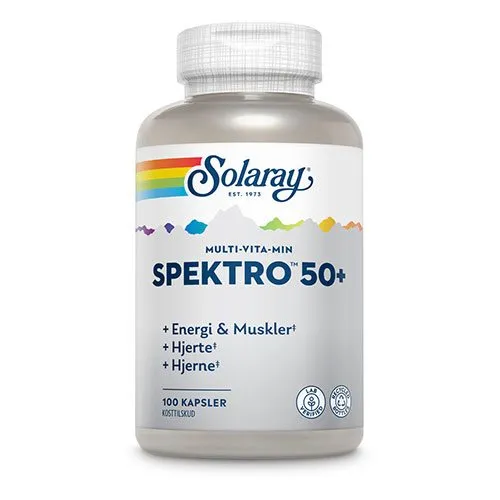 Solaray Spektro 50+ Multivitamin 100 kaps