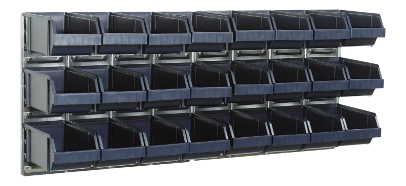Vægpanel X2/4-280 m/24 ks galv./blå