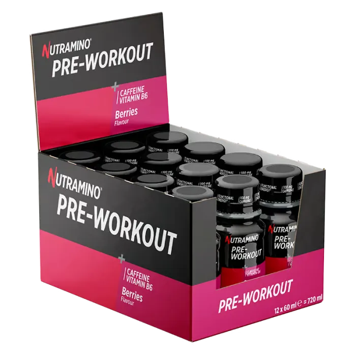 Nutramino Pre-Workout Shot Berries (12 x 60 ml)