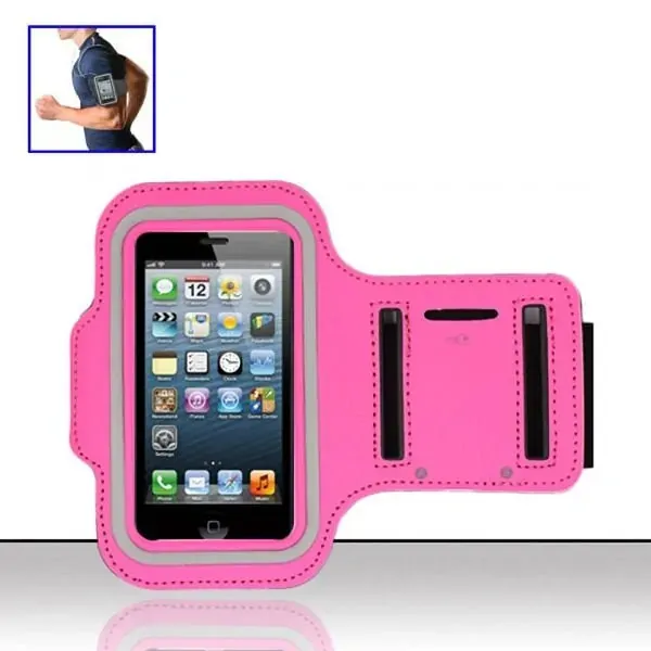 Sportsarmbånd til iPhone 5 / 5S. Pink.