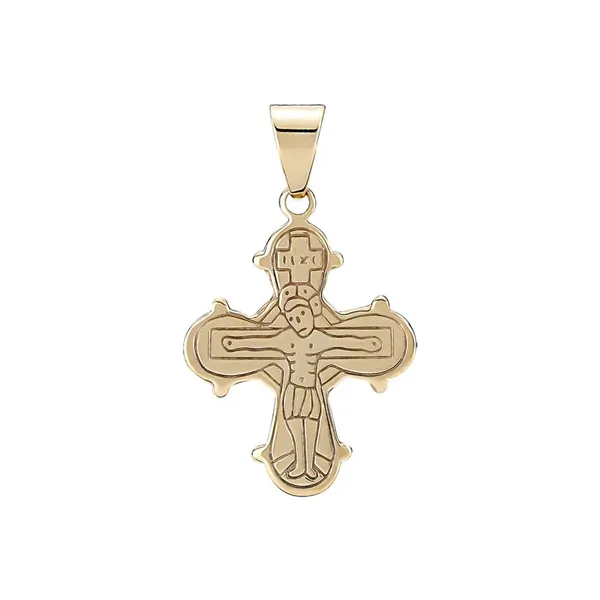 Vedhæng med Dagmarkors i 14 kt. Guld - 15 x 12 mm
