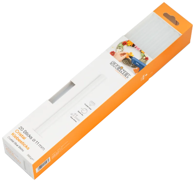 Steinel limstifter Krystal ø11×250mm, 20stk