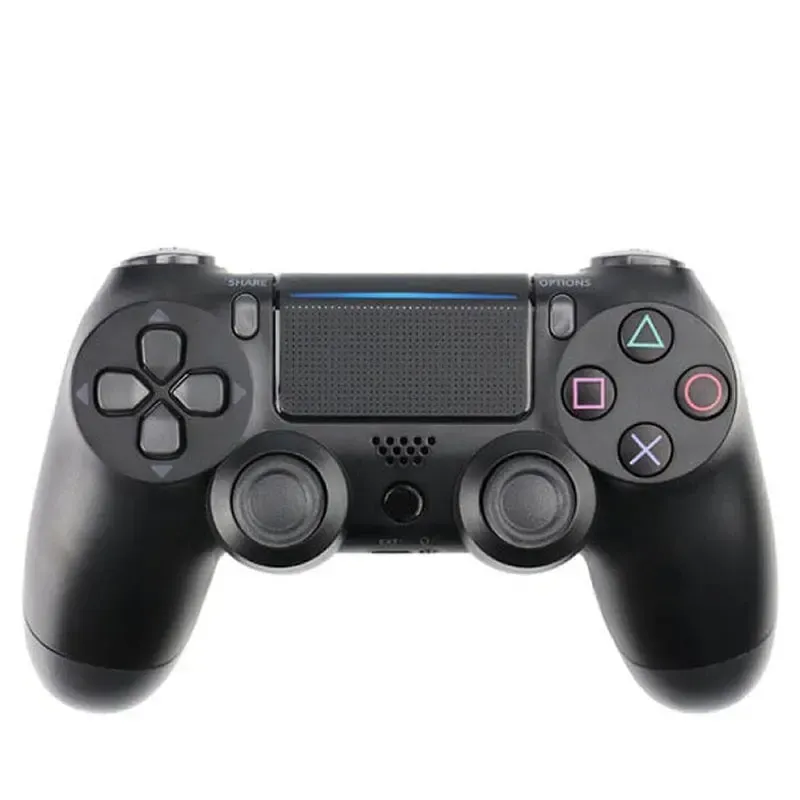 Trådløs Controller til PS4  -  Sort, inkl. PS4 Oplader Kabel