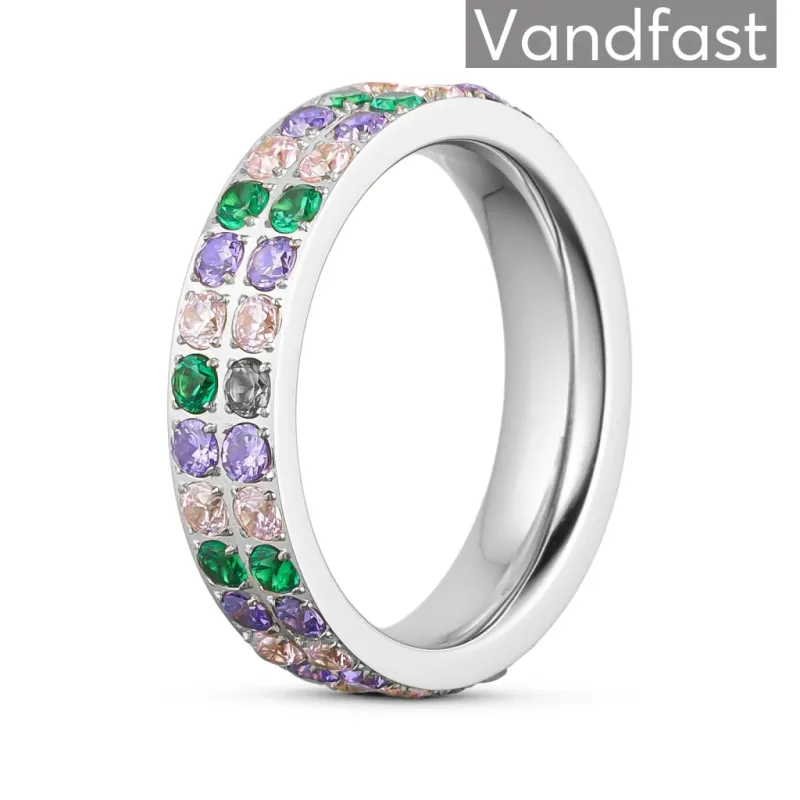 ANNEBRAUNER Alliance Green/Pink Mix Ring