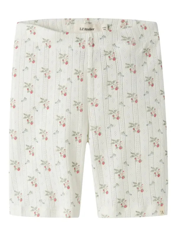 Lil' Atelier Rachello Duna Slim Shorts - Coconut Milk - 122