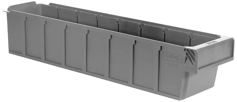 PPS 3121 lagerkasse grå 500×115×100mm 3,9ltr