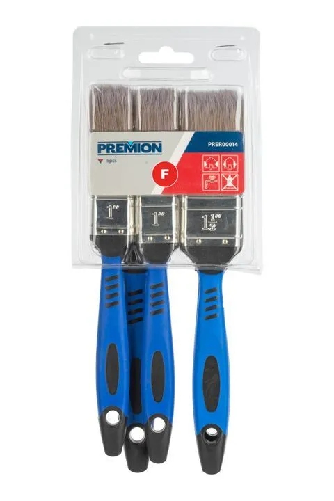 Penselsæt 5 dele 2x 25 - 2x 38 1x 50 mm