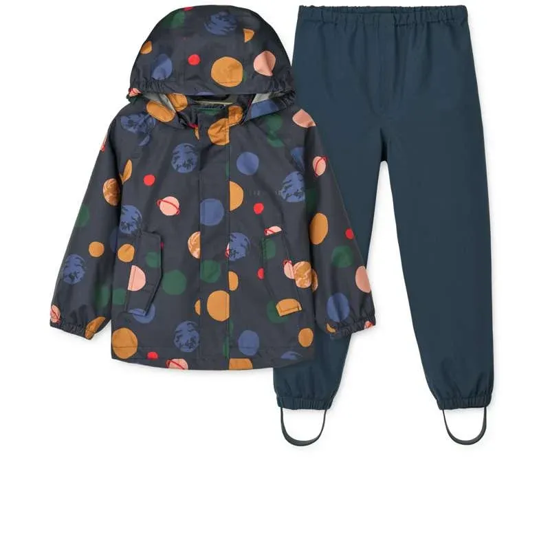 Liewood Pedia Regntøjssæt - Universe/Classic Navy