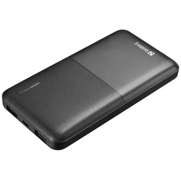 Sandberg Saver PowerBank 10000 mAh. Sort.