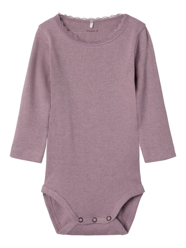 Name It Kab Body Noos - Elderberry Melange - 50 cm