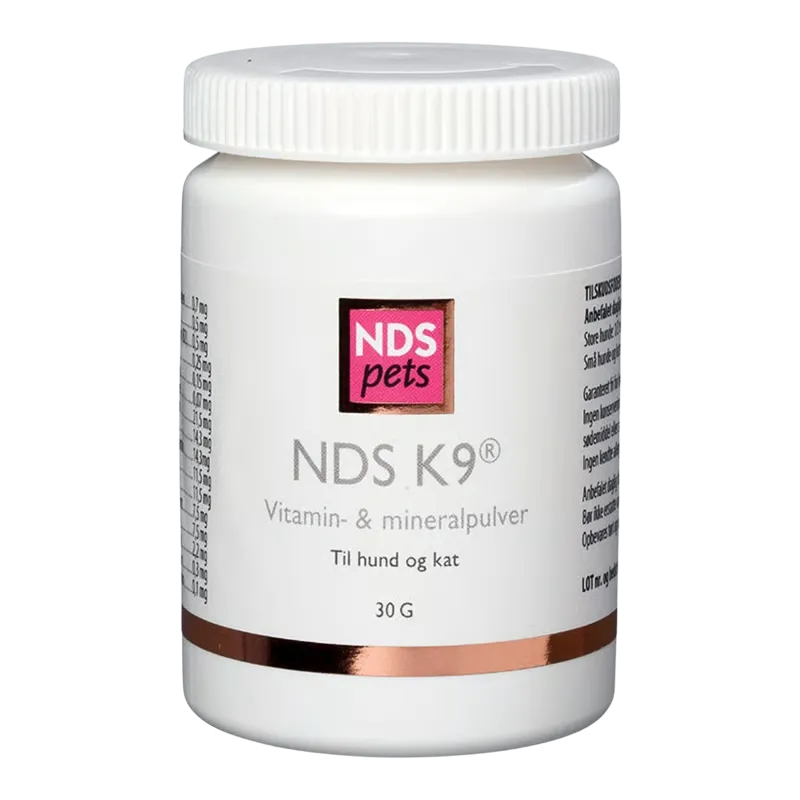 NDS K9 Multivitamin/mineral Hund og Kat (30 gr.)