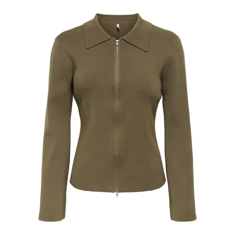 Only dame strik polo cardigan ONLANDREA - Cub