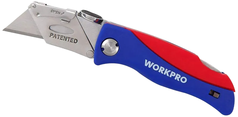 WorkPro foldekniv t/trapezblade, plastgreb