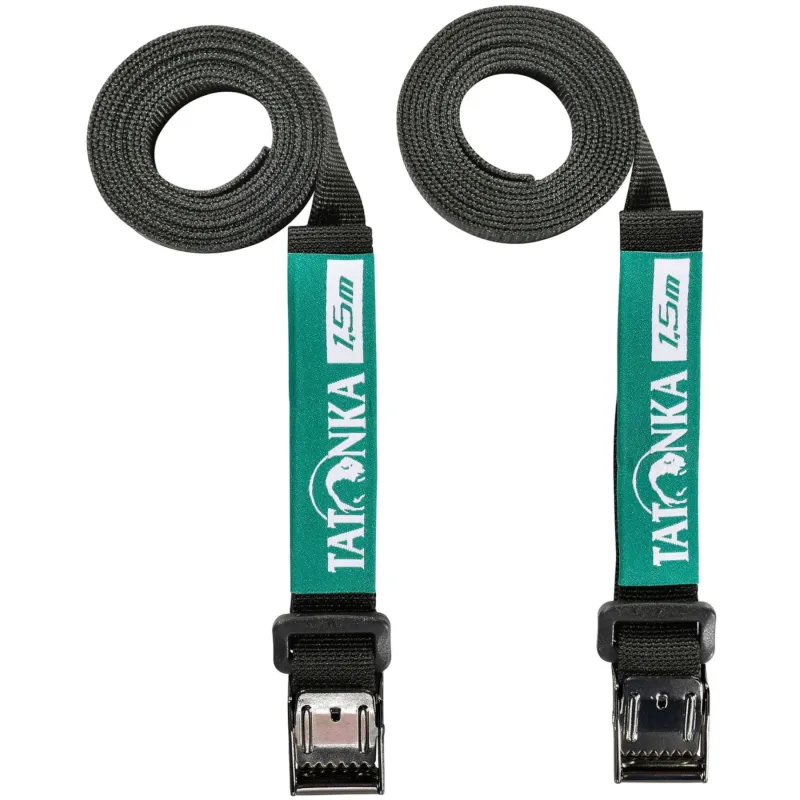Tatonka Easy Strap 18mm/1,50m, spændestropper, sort, 1 par