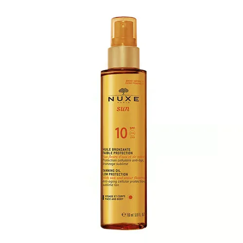 NUXE Sun Tanning Oil Face & Body SPF10 150ml.