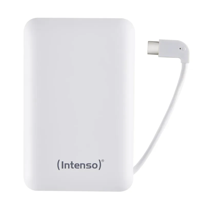 Intenso XC10000 Powerbank. 3A USB-C. 10.000 mAh. Hvid.