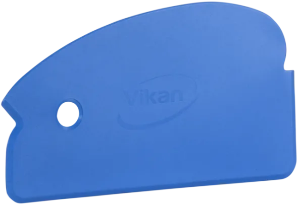 Vikan Håndskraber, fleksibel, Metaldetekterbar, 165 mm, Blå