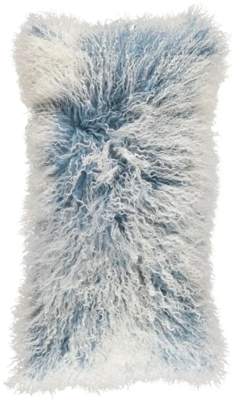 Lameskindspude | Krøllet | Tibet | 28x56 cm