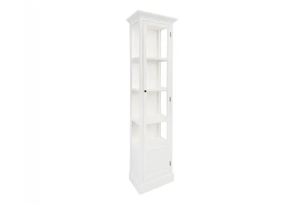 Agersø Vitrineskab - 205x55x36 cm Hvid