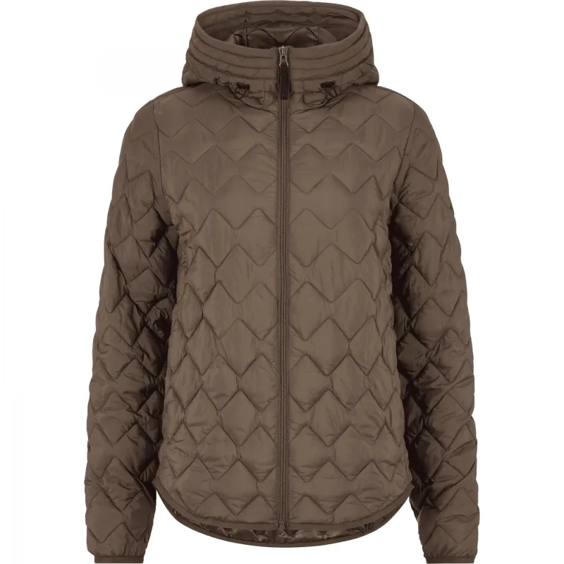 Didriksons Evelyn 2, fiberdunjakke, dame, mocha