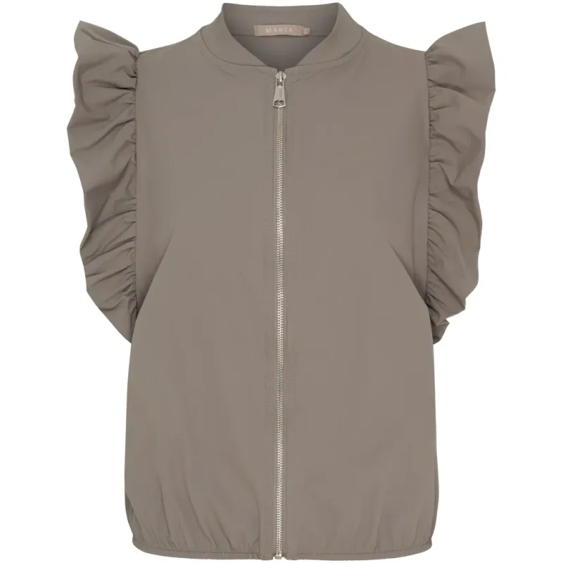 Marta du Chateau dame vest MdcJannie 58876M - Fango