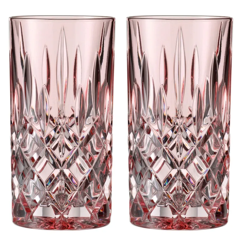 Nachtmann Noblesse longdrinkglas, rosé, 2 stk.