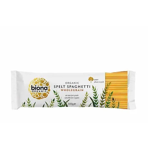 Spelt Spaghetti Fuldkorn Økologisk - 500 gram
