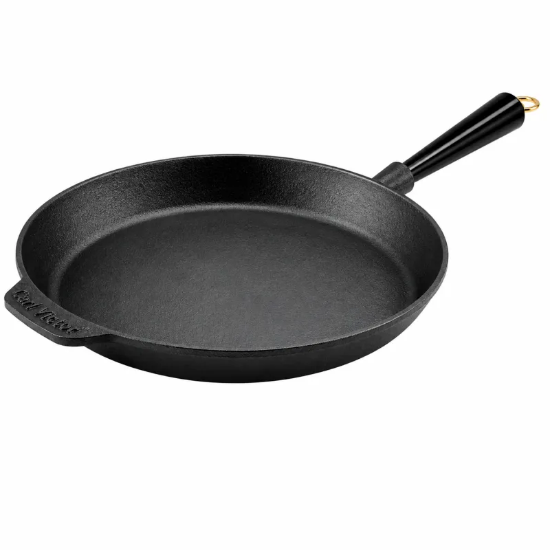 Carl victor Gold stegepande 28 cm, støbejern