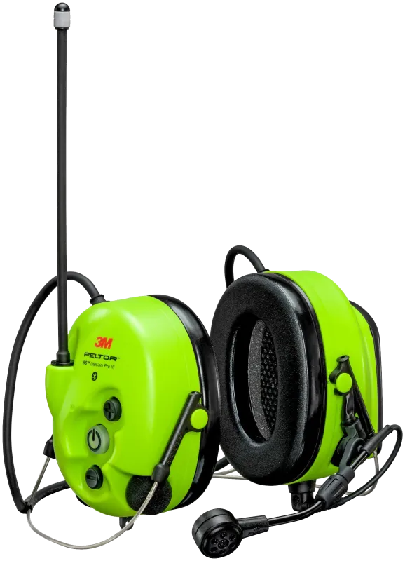 Peltor WS LiteCom III Hi-Viz høreværn m/nakkebøjle