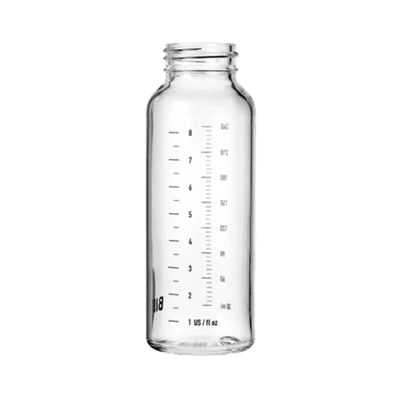 BIBS Bottle - Tilbehør - Stor Sutteflaske - Glas - 240ml