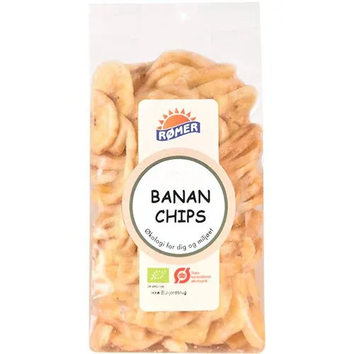 Bananchips Øko. - 200 gram