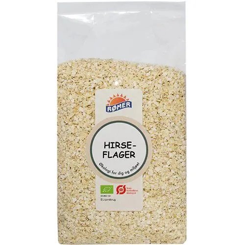 Hirseflager Øko. - 500 gram