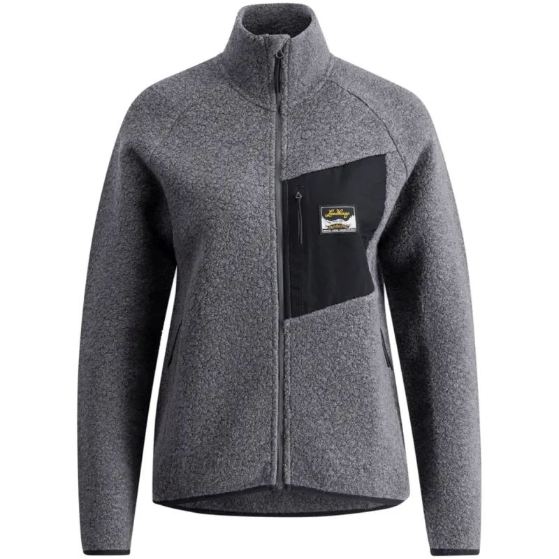 Lundhags Flok Wool Ws Pile, mellemlag, dame, grå