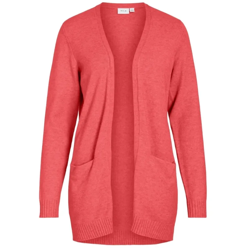 VILA dame cardigan VIRIL - Dubarry DARK MELANGE