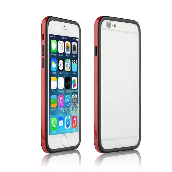 iPhone 6/6S Dual bumper. Rød / sort.